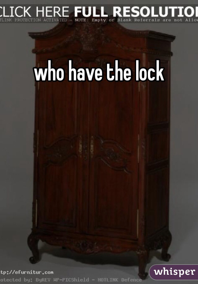 who have the lock