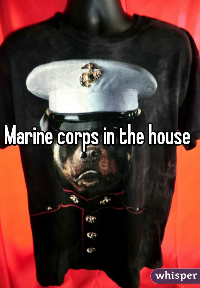 Marine corps in the house 