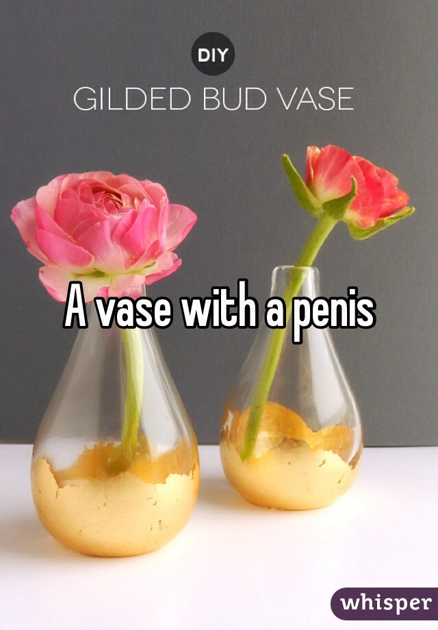 A vase with a penis