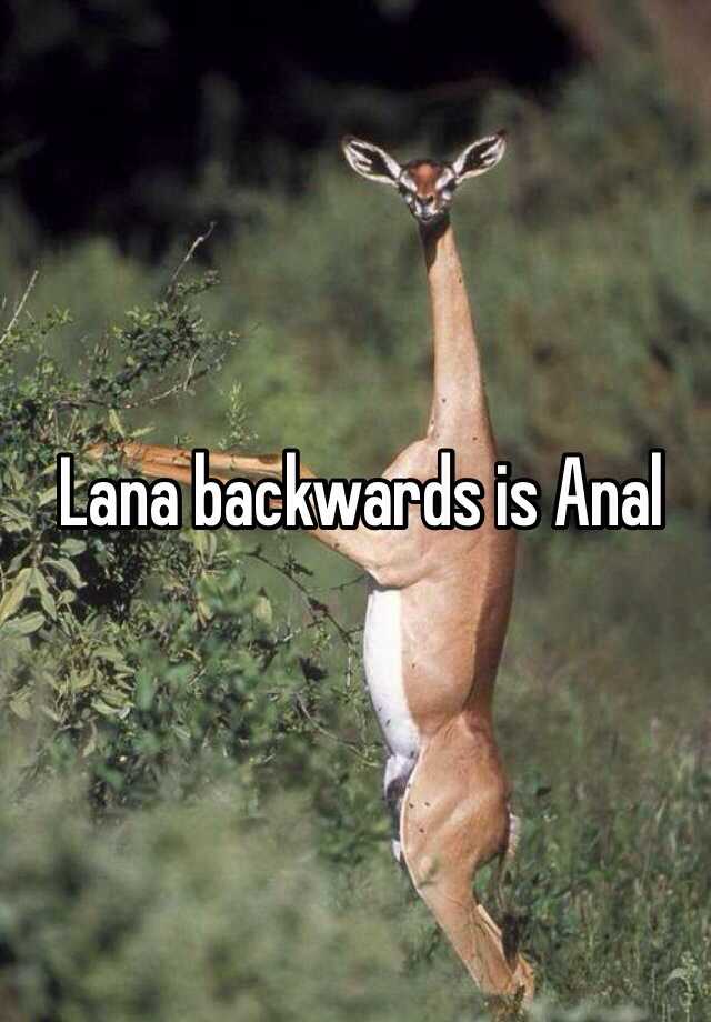 Lana Backwards Is Anal 
