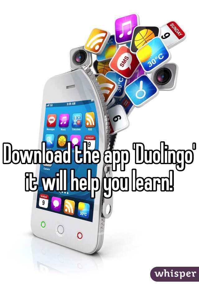 Download the app 'Duolingo' it will help you learn!