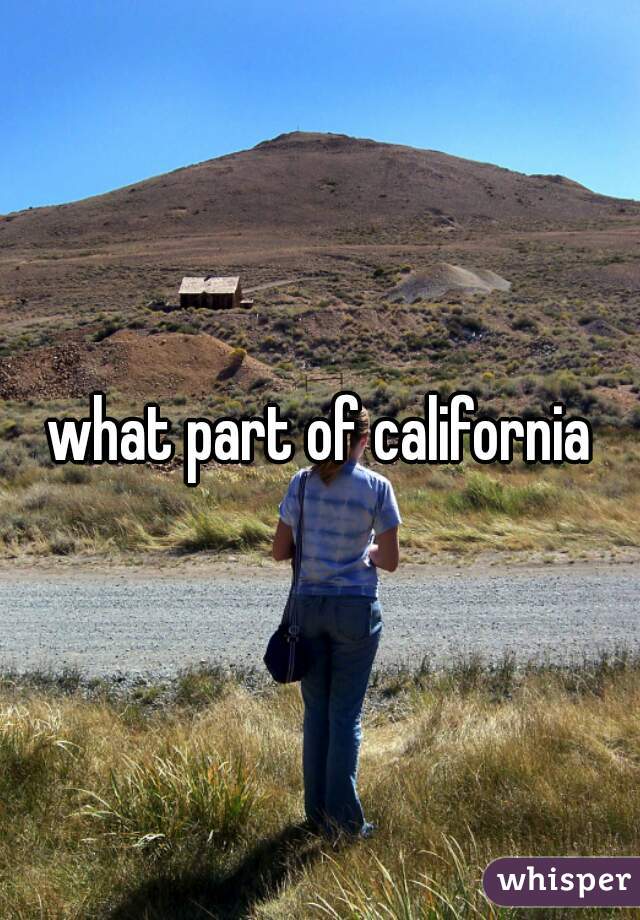 what part of california