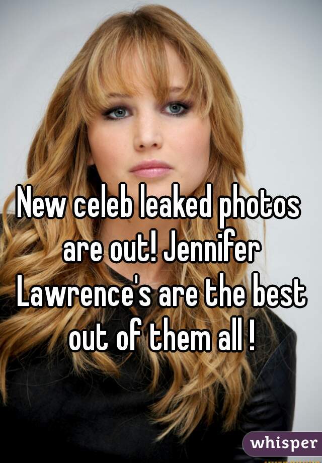 New celeb leaked photos are out! Jennifer Lawrence's are the best out of them all !