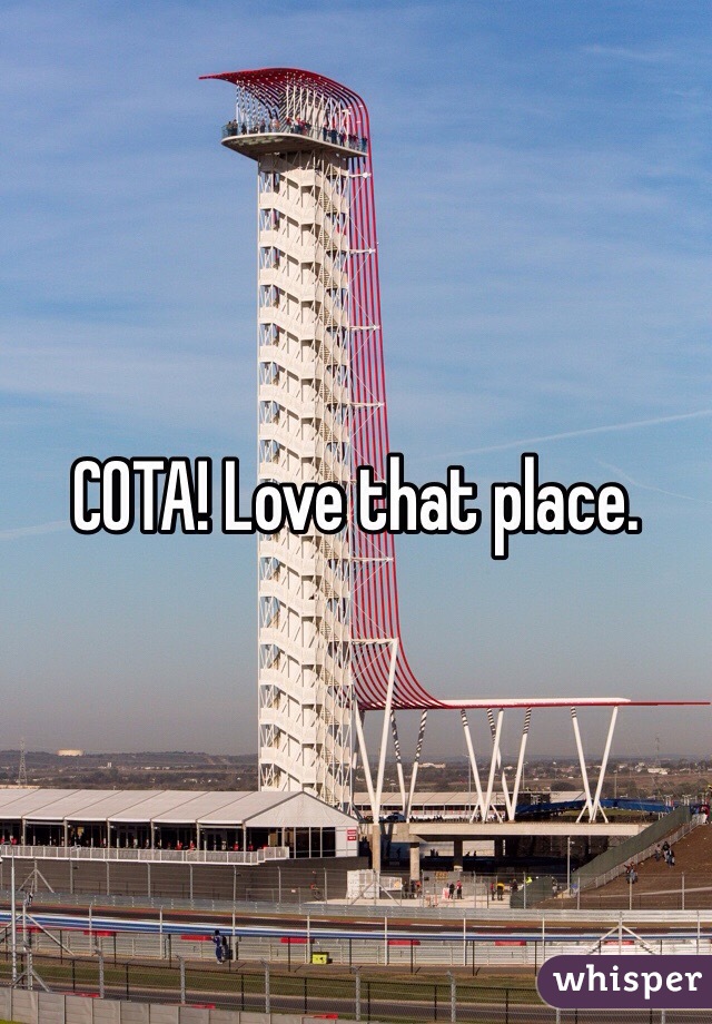 COTA! Love that place.