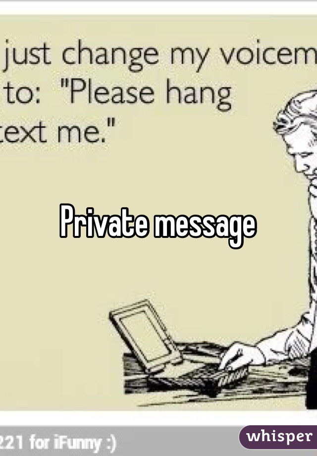 Private message 