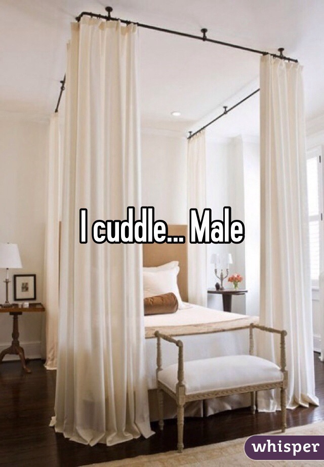 I cuddle... Male