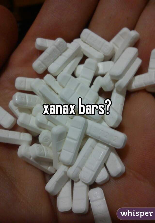 xanax bars?