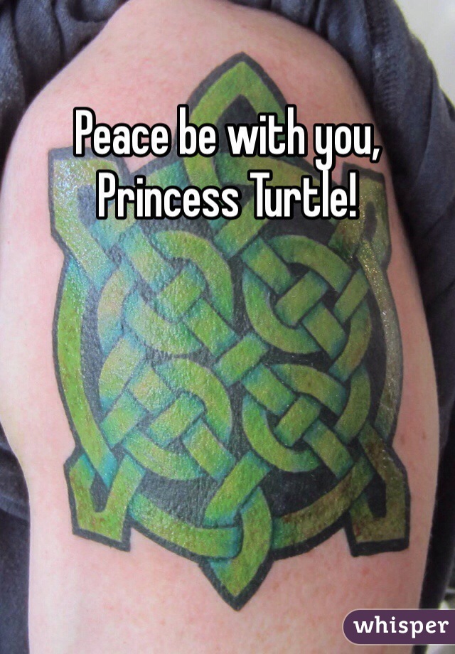 Peace be with you, Princess Turtle!