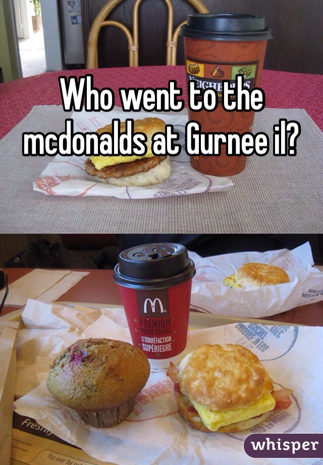 Who went to the mcdonalds at Gurnee il? 