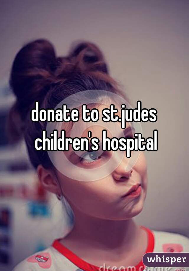 donate to st.judes children's hospital