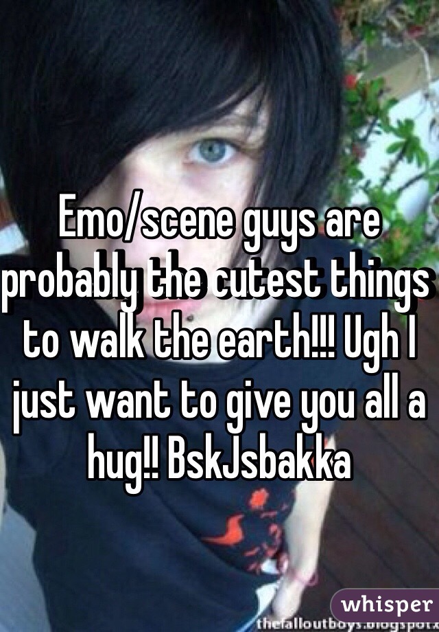 Emo/scene guys are probably the cutest things to walk the earth!!! Ugh I just want to give you all a hug!! BskJsbakka