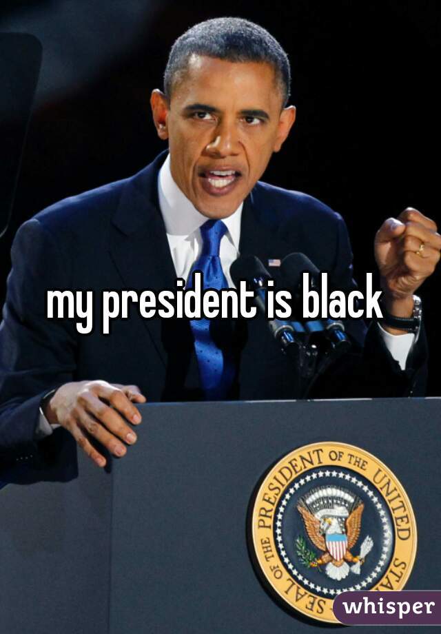 my president is black 