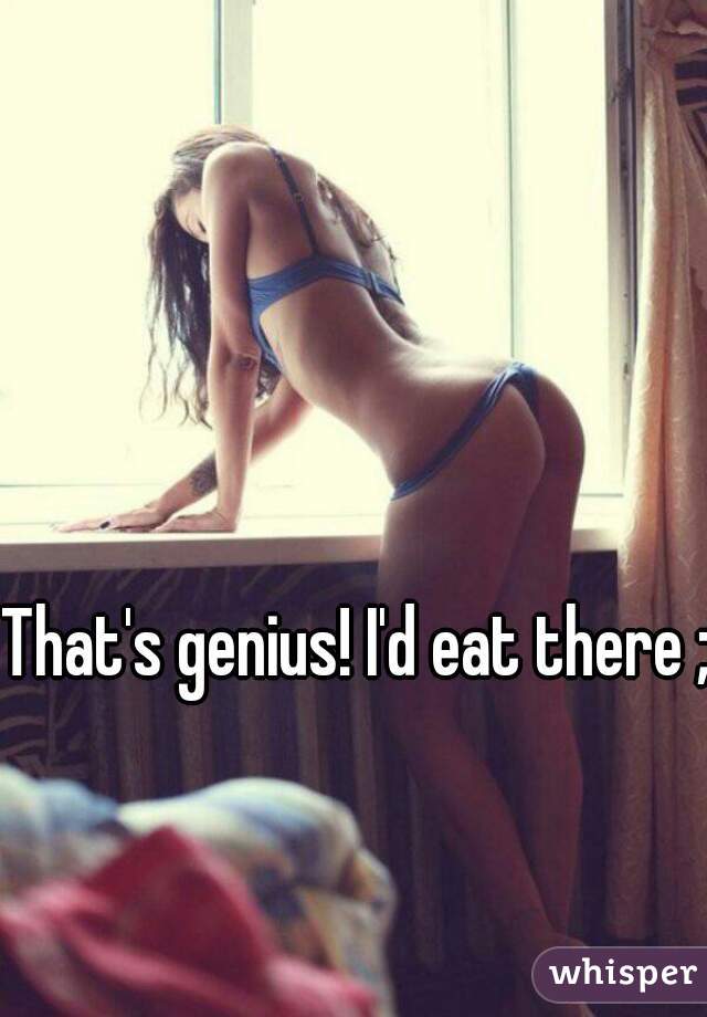 That's genius! I'd eat there ;)