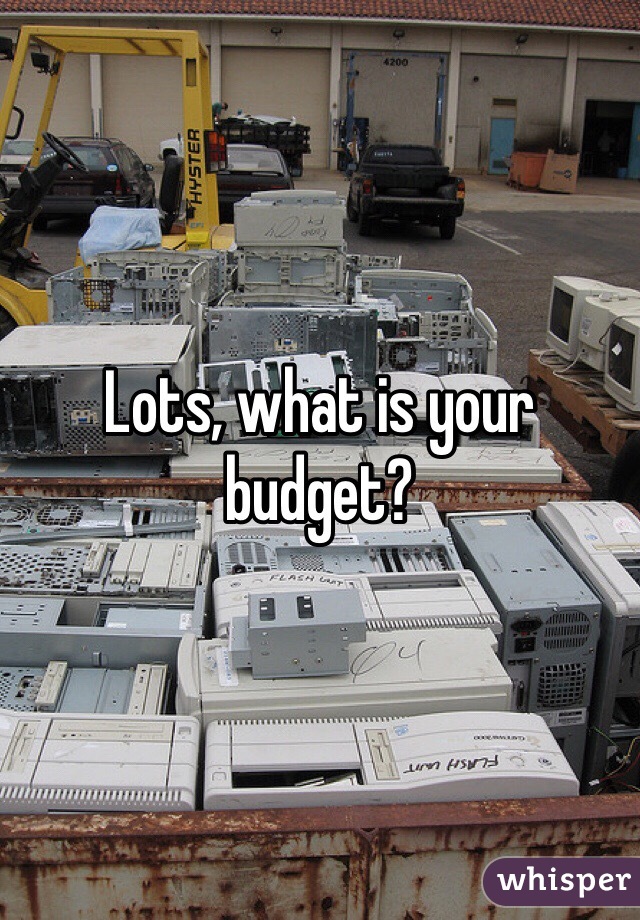 Lots, what is your budget?