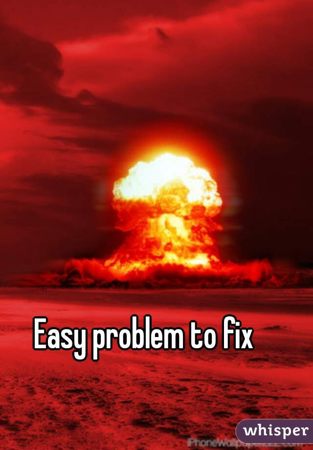 Easy problem to fix