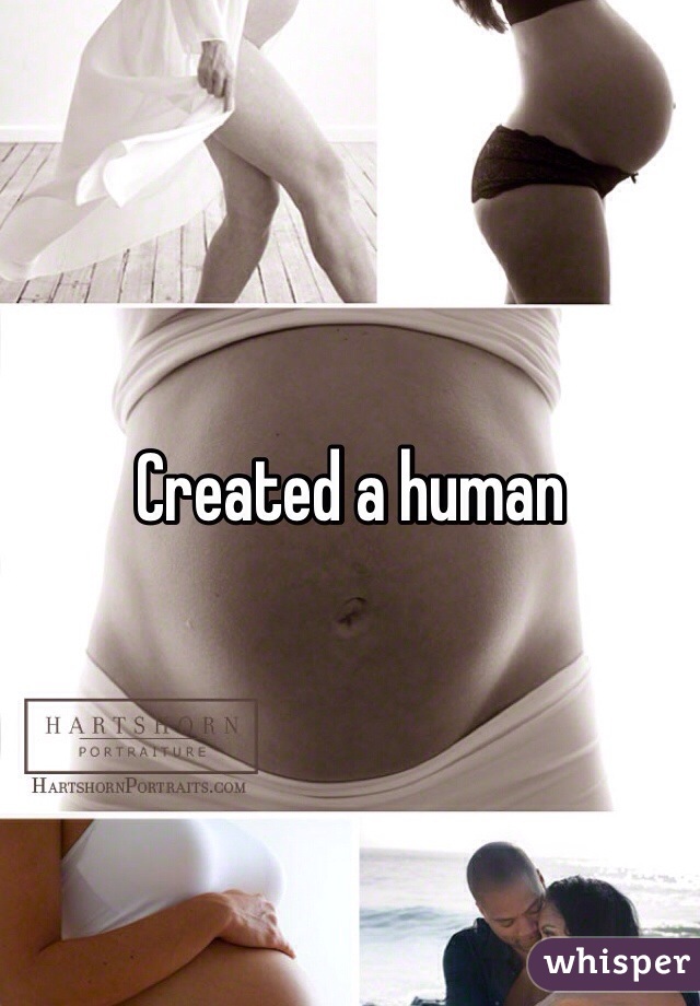 Created a human