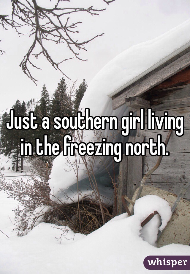 Just a southern girl living in the freezing north. 