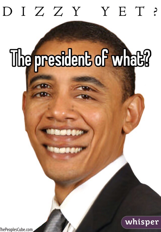 The president of what? 