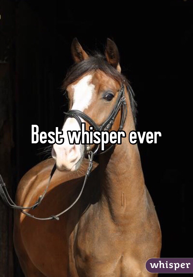 Best whisper ever 