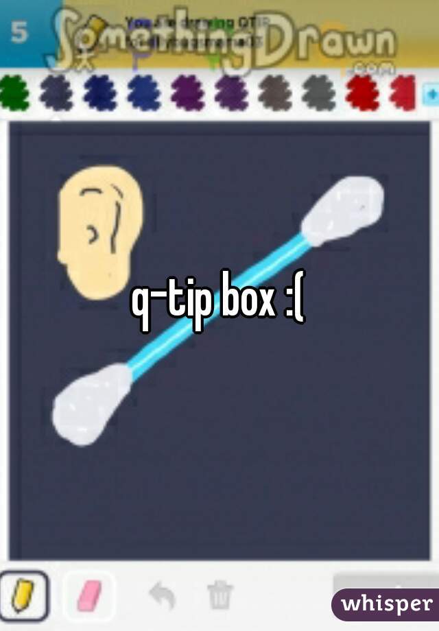 q-tip box :(