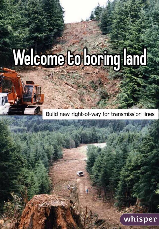 Welcome to boring land 