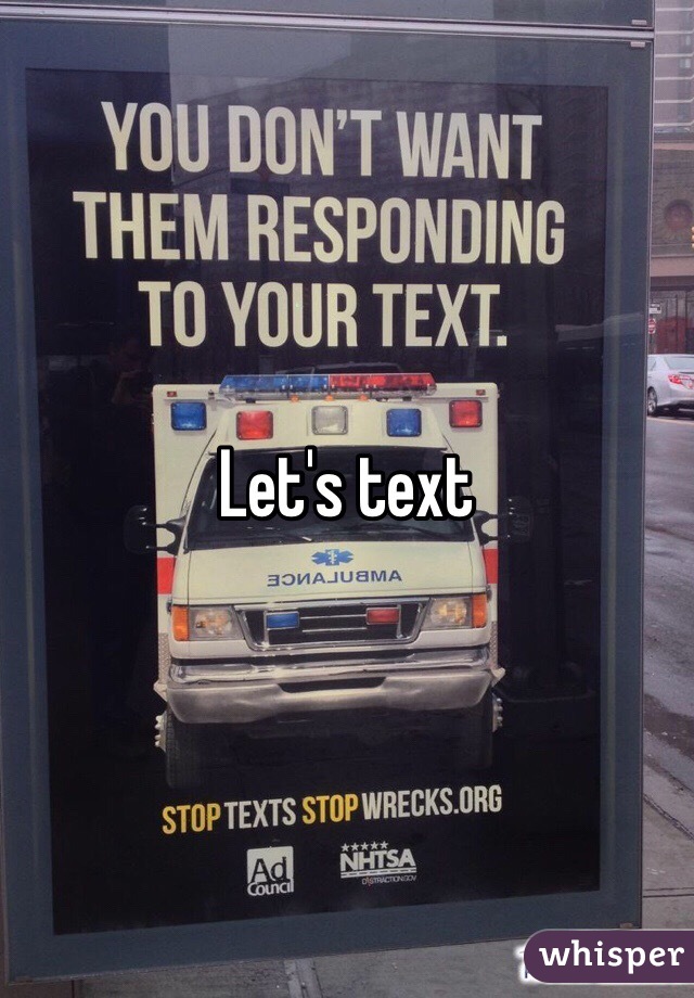 Let's text