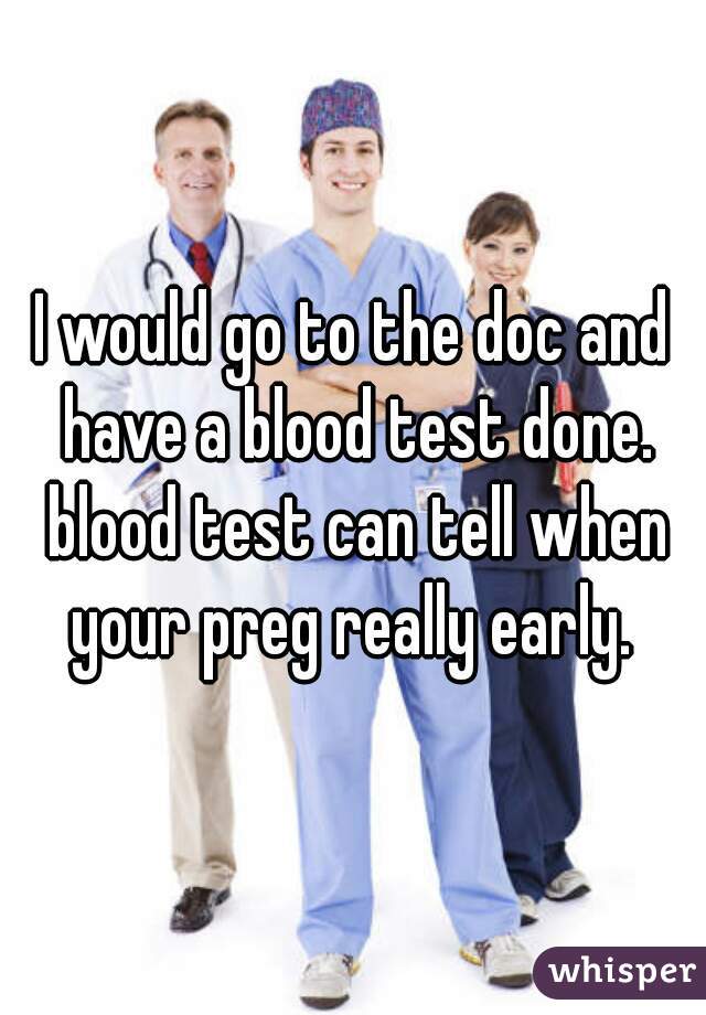 I would go to the doc and have a blood test done. blood test can tell when your preg really early. 