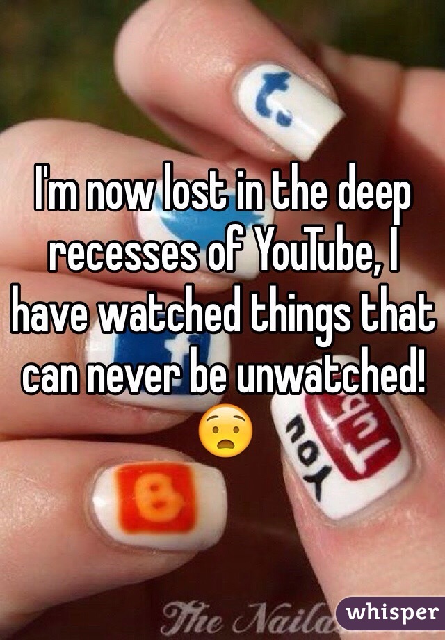 I'm now lost in the deep recesses of YouTube, I 
have watched things that can never be unwatched! 😧