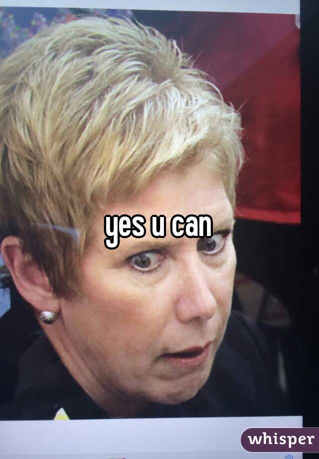 yes u can