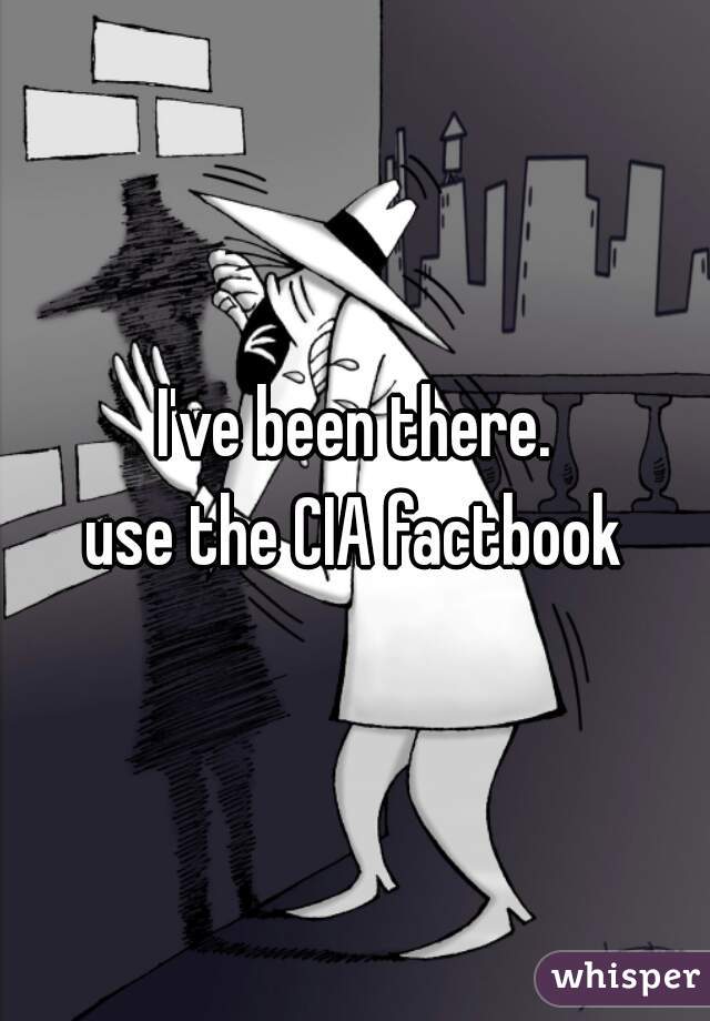 I've been there.
use the CIA factbook