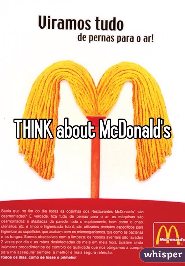 THINK about McDonald's 