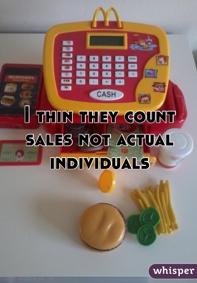 I thin they count sales not actual individuals 