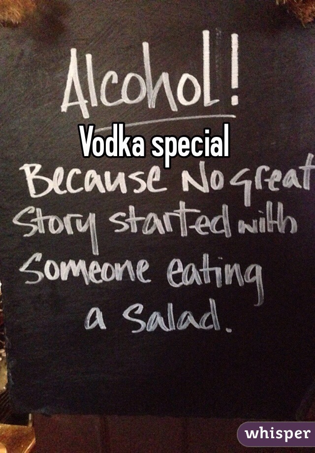 Vodka special 