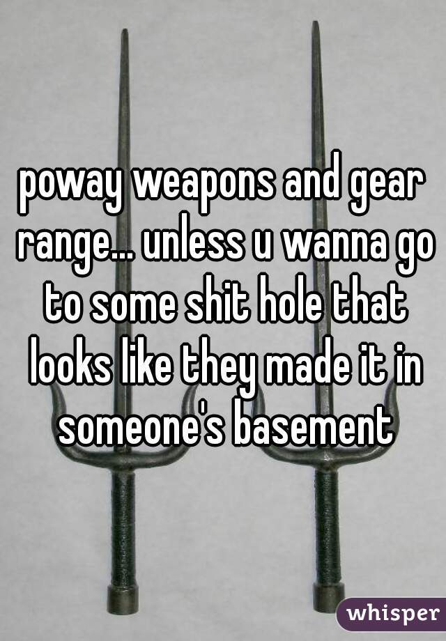 poway weapons and gear range... unless u wanna go to some shit hole that looks like they made it in someone's basement