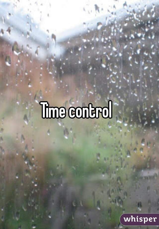 Time control  