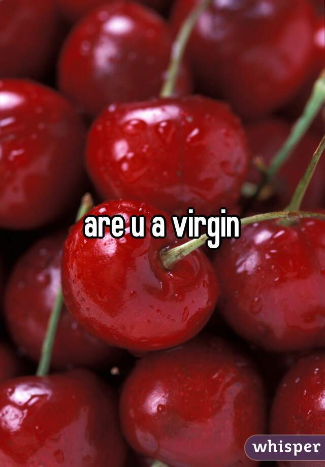 are u a virgin