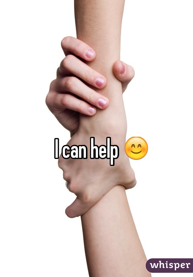 I can help 😊