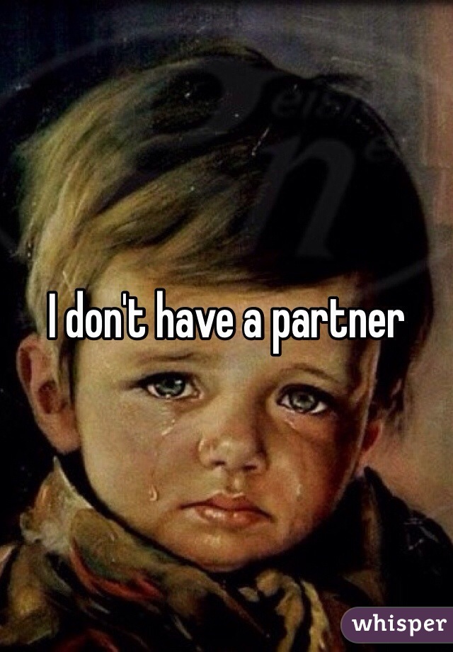 I don't have a partner