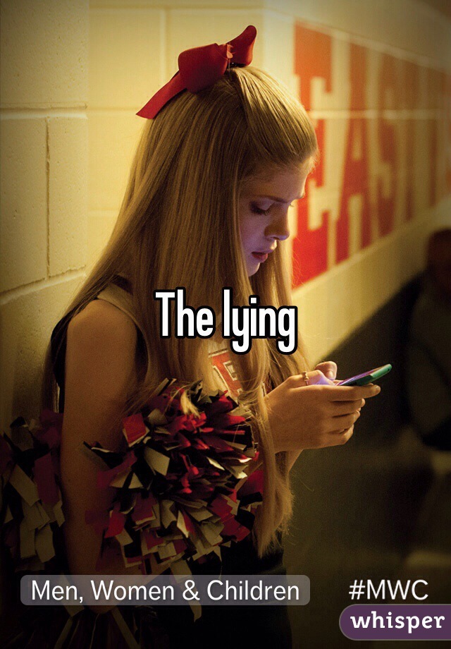 The lying 