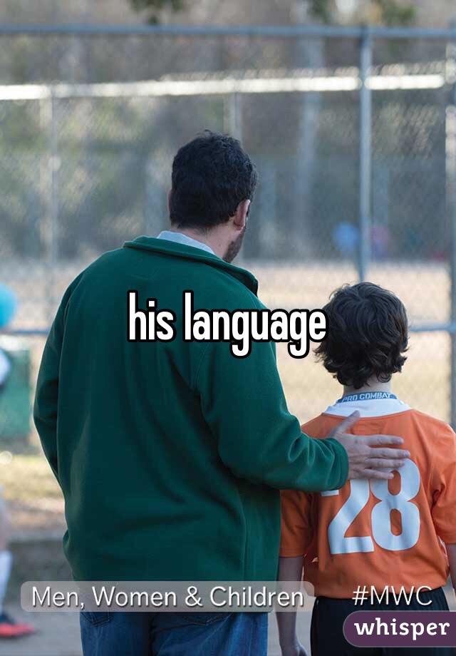 his language 