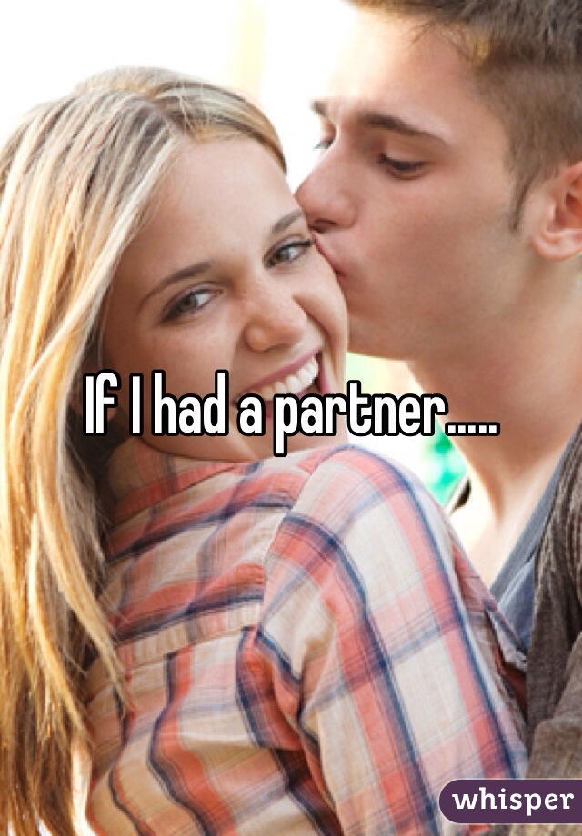 If I had a partner.....