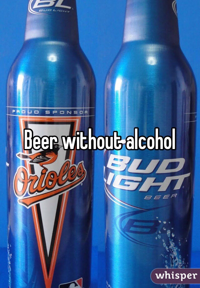 Beer without alcohol 