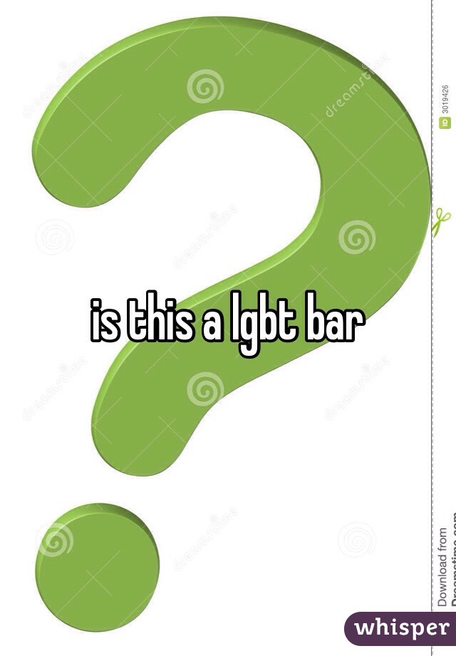 is this a lgbt bar