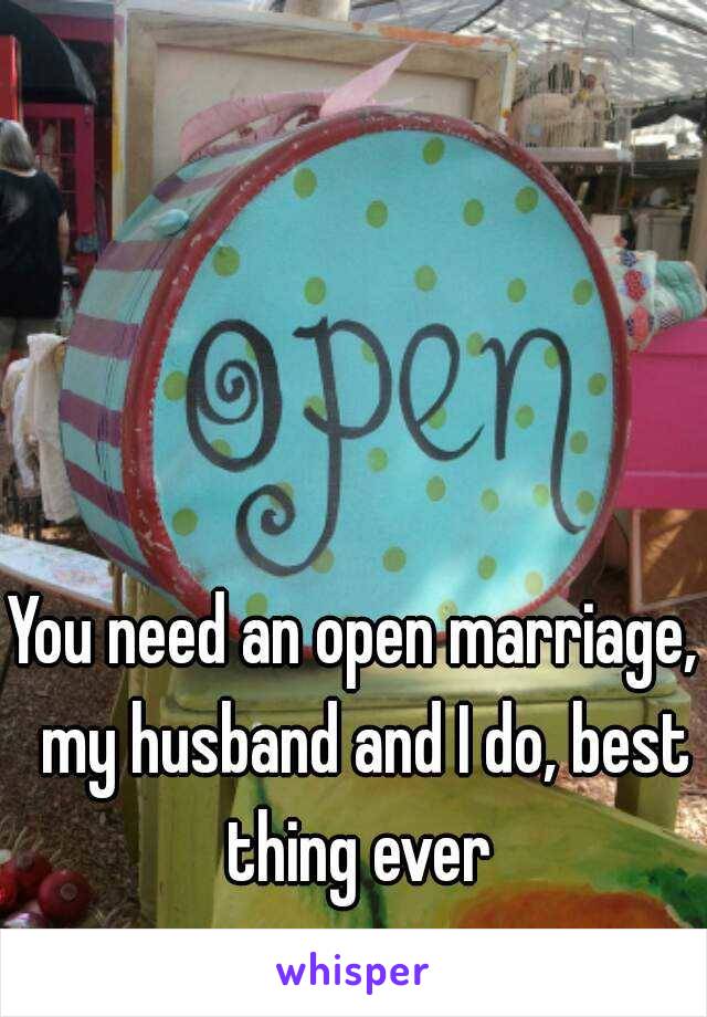 You need an open marriage,  my husband and I do, best thing ever