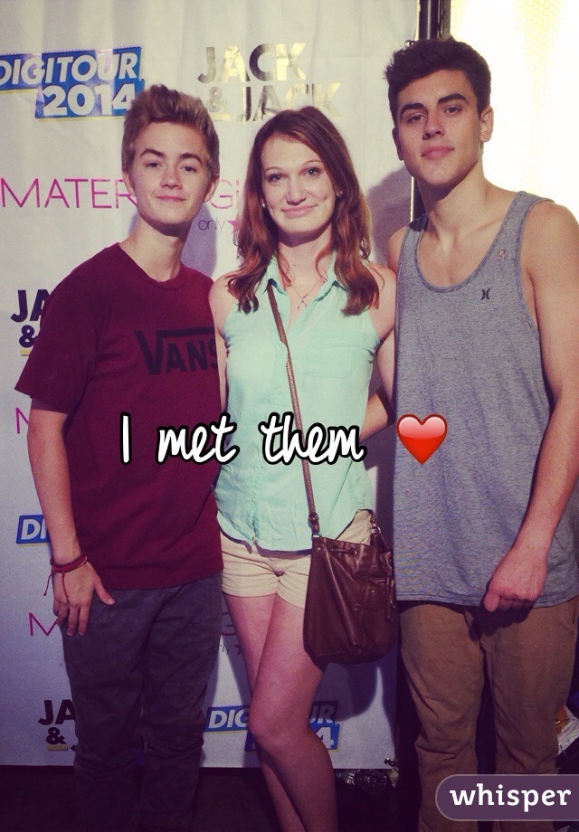 I met them ❤️