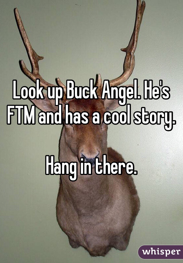 Look up Buck Angel. He's FTM and has a cool story. 

Hang in there. 
