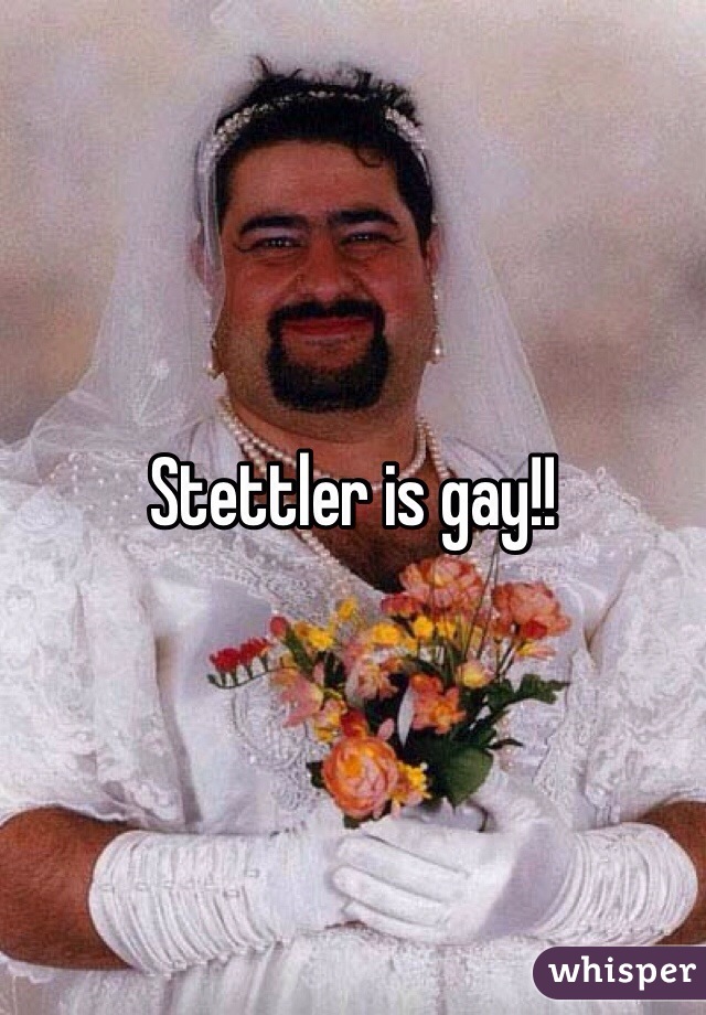 Stettler is gay!!