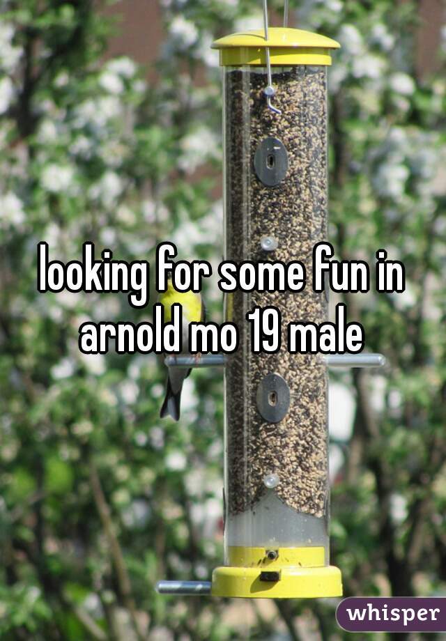 looking for some fun in arnold mo 19 male 