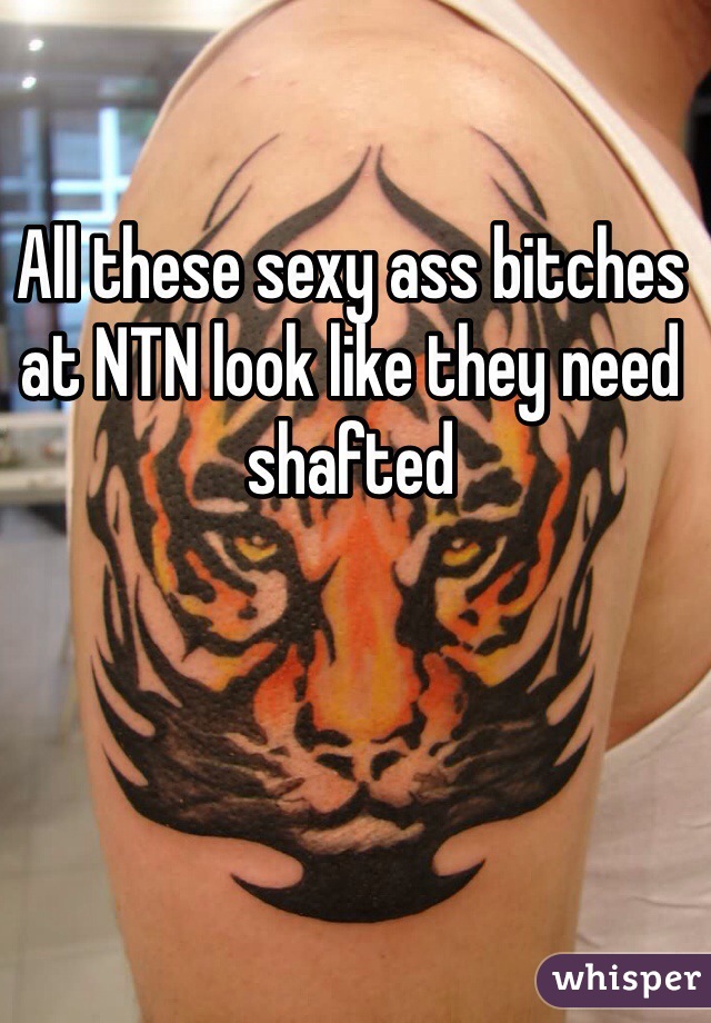 All these sexy ass bitches at NTN look like they need shafted 