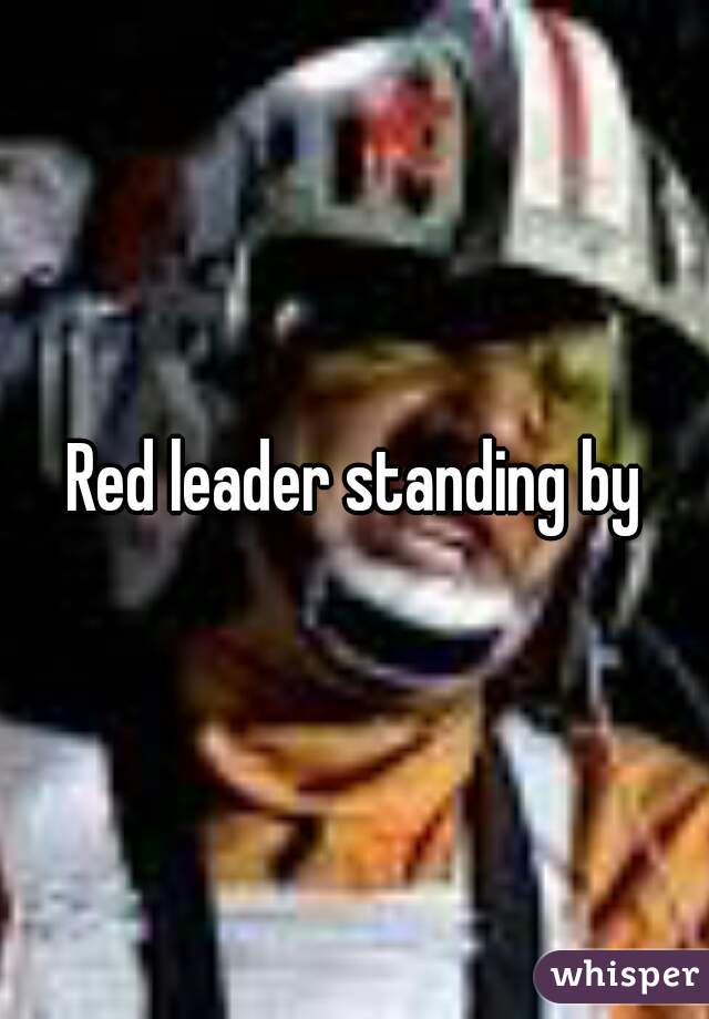 Red leader standing by